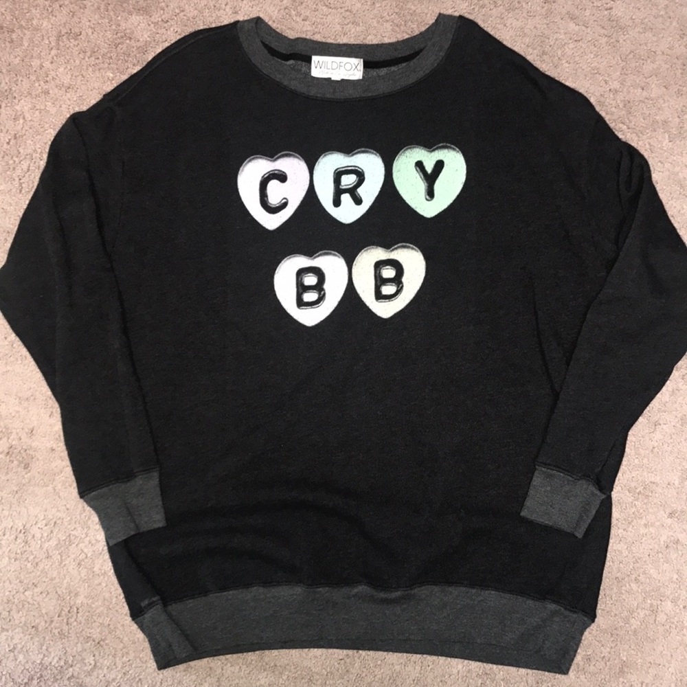 Wildfox Cry BB sweatshirt